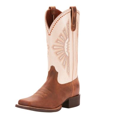 Ariat Round Up Rio Kahverengi Western Csizma Bayan (32618-800)